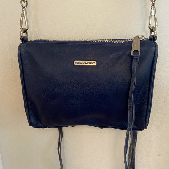 Rebecca Minkoff Blue Leather Crossbody Bag - Picture 3 of 13